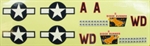 4499379 eRC DECAL SET: MICRO P-51